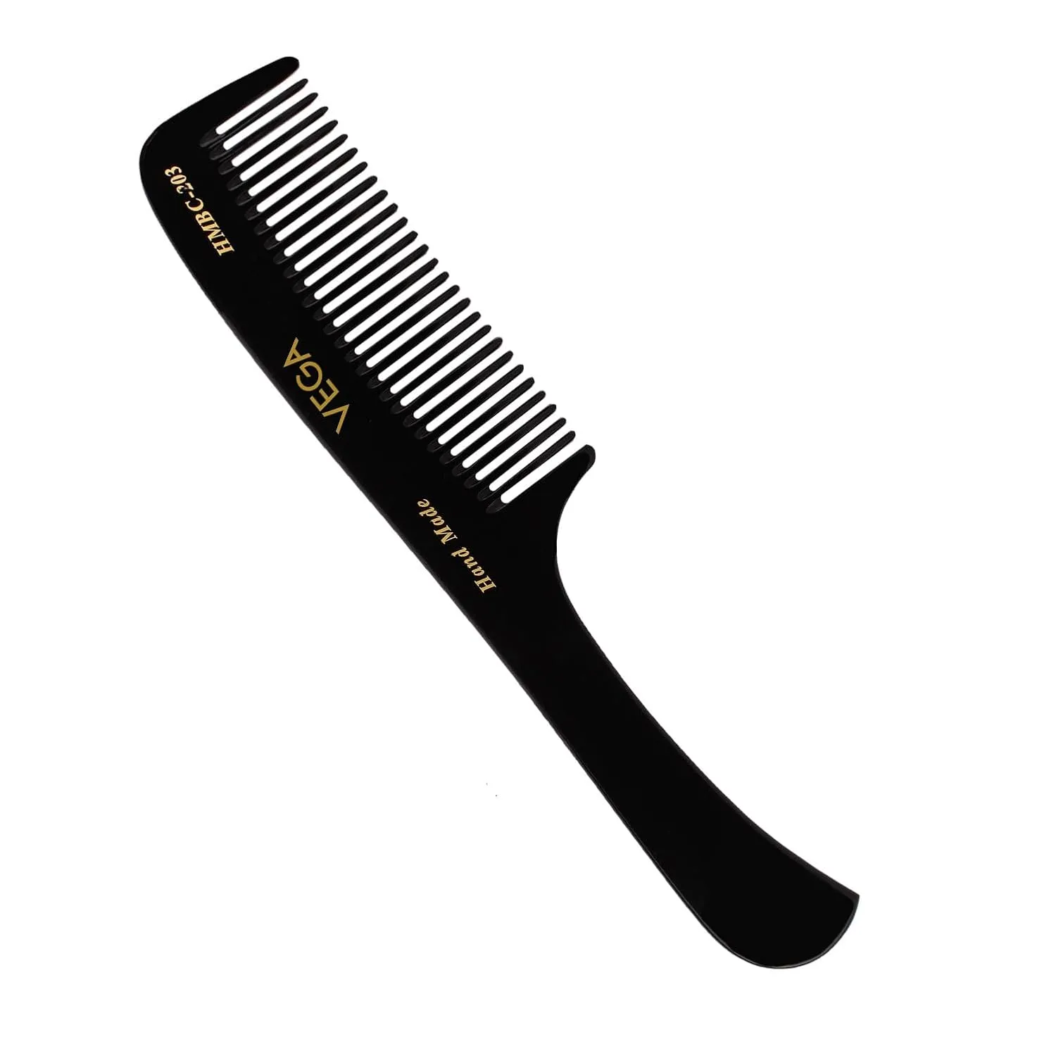 Vega Handcrafted Round Teeth Comb Gentle On Scalp