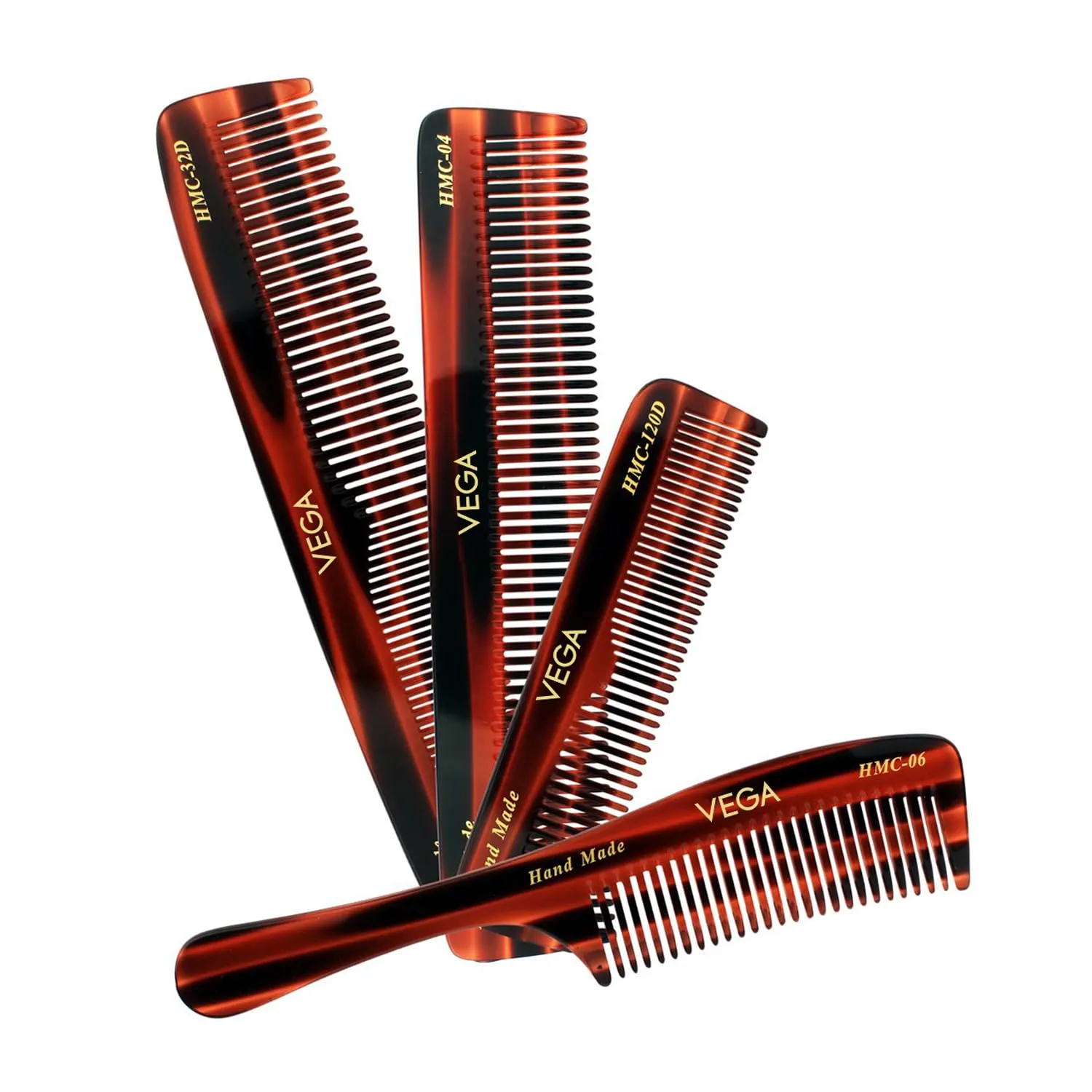 Vega Set of 4 Hand Made Comb Vega Set of 4 Hand Made Comb-Pack Size-Pack of 4