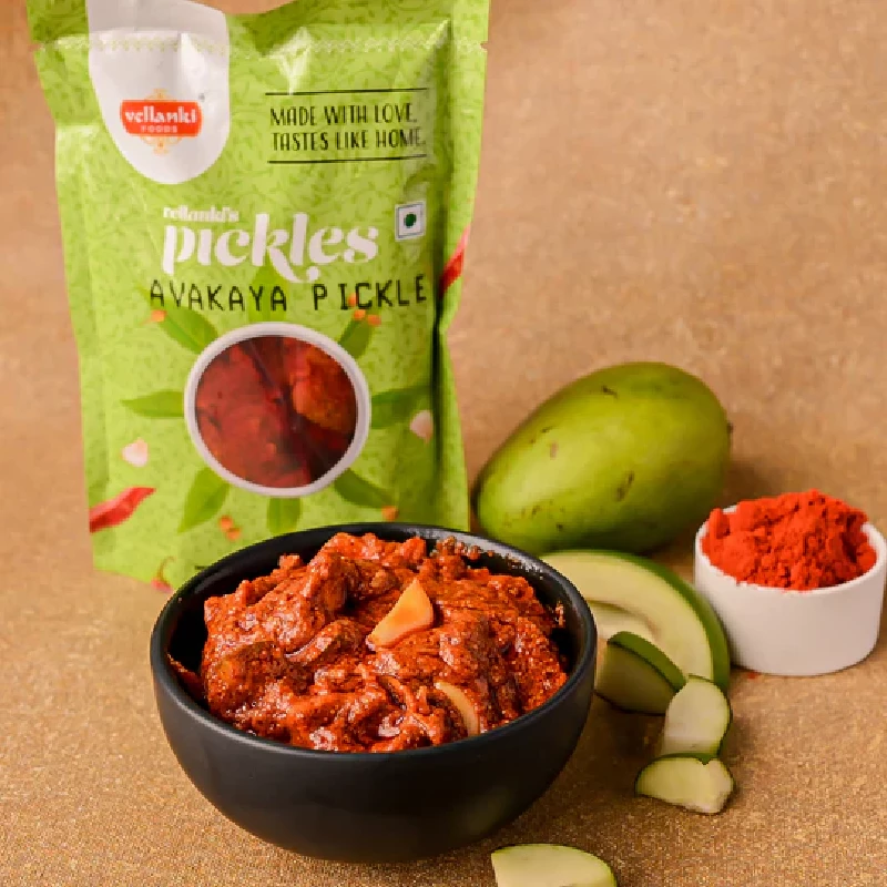 Vellanki Foods Andhra Special Mango Pickle Vellanki Foods Andhra Special Mango Pickle-Pack Size-250 g