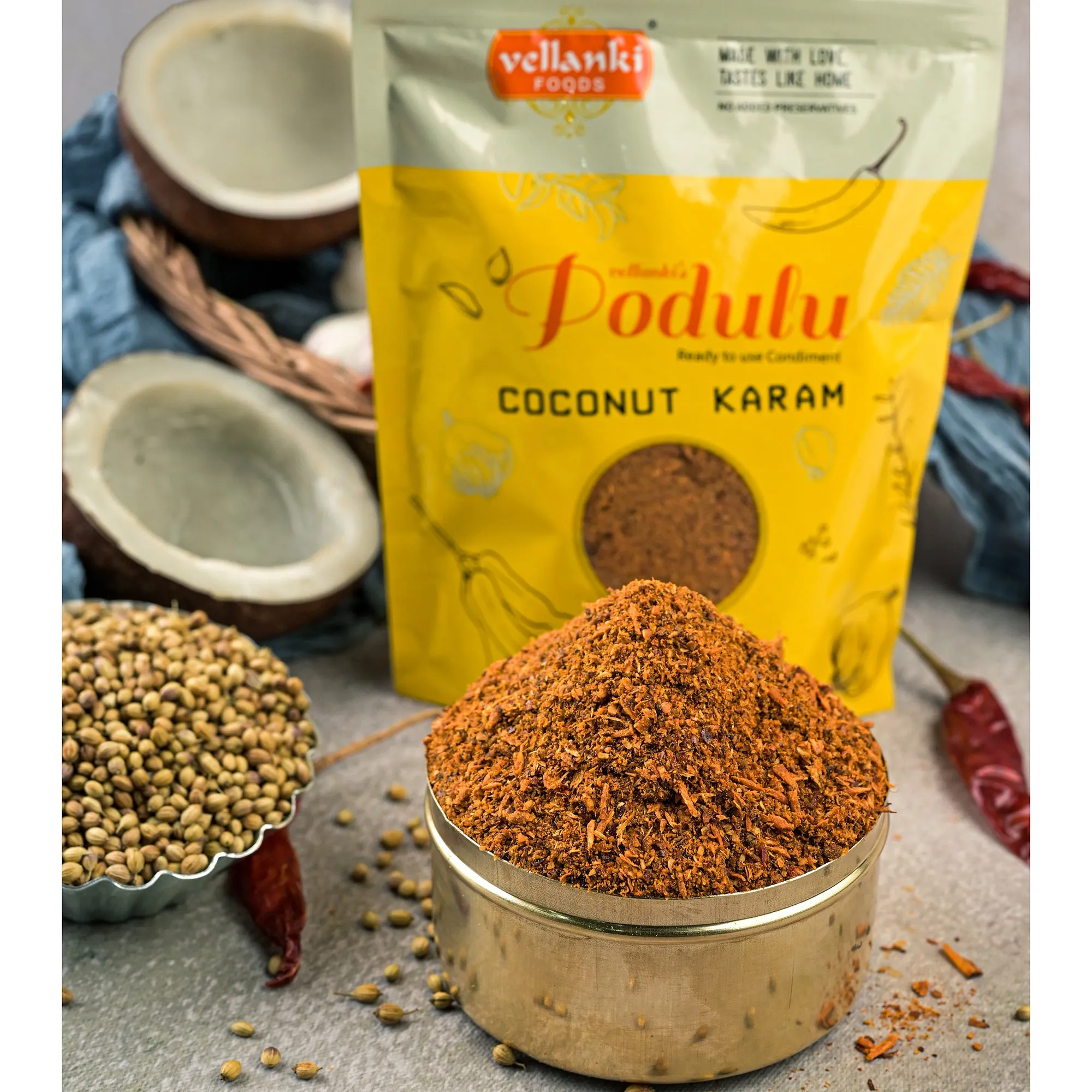 Vellanki Foods Kobbari Karam Podi (Coconut) - Image 2