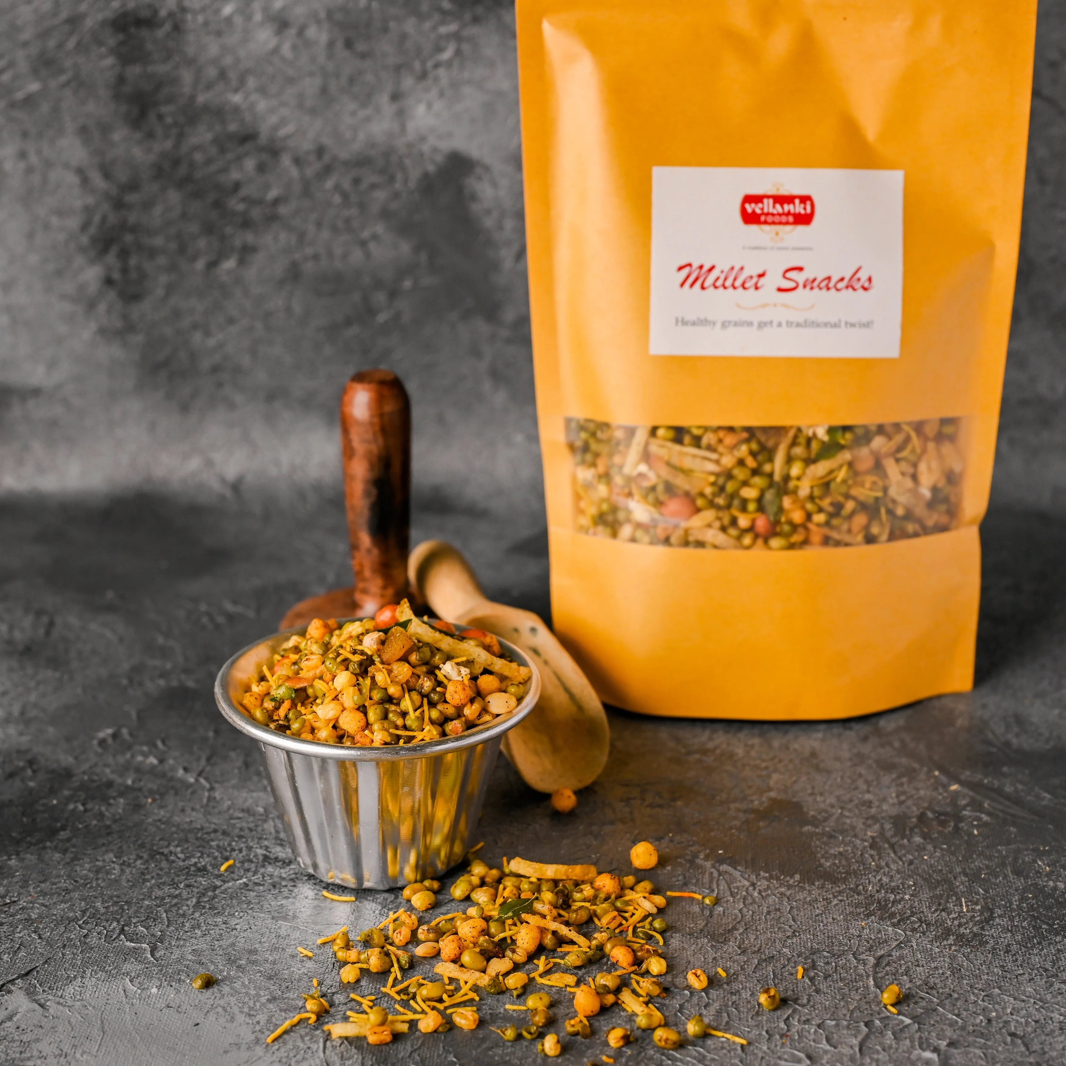 Vellanki Foods Millet Moongdal Mixture - Image 2