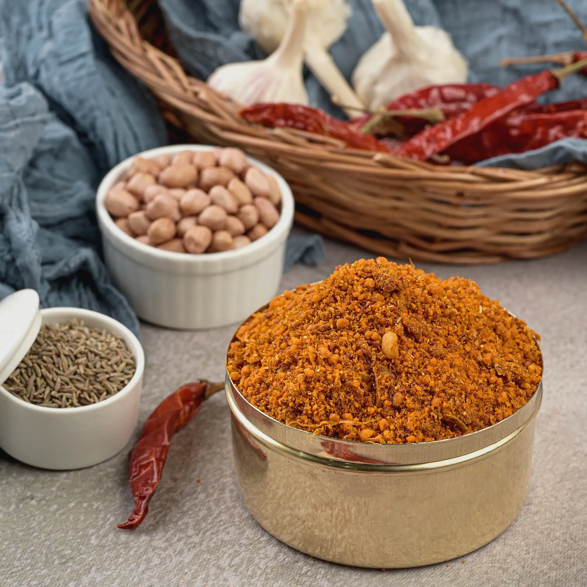 Vellanki Foods Palli Karam Podi (Peanut Powder) Vellanki Foods Palli Karam Podi (Peanut Powder)-Pack Size-250 g