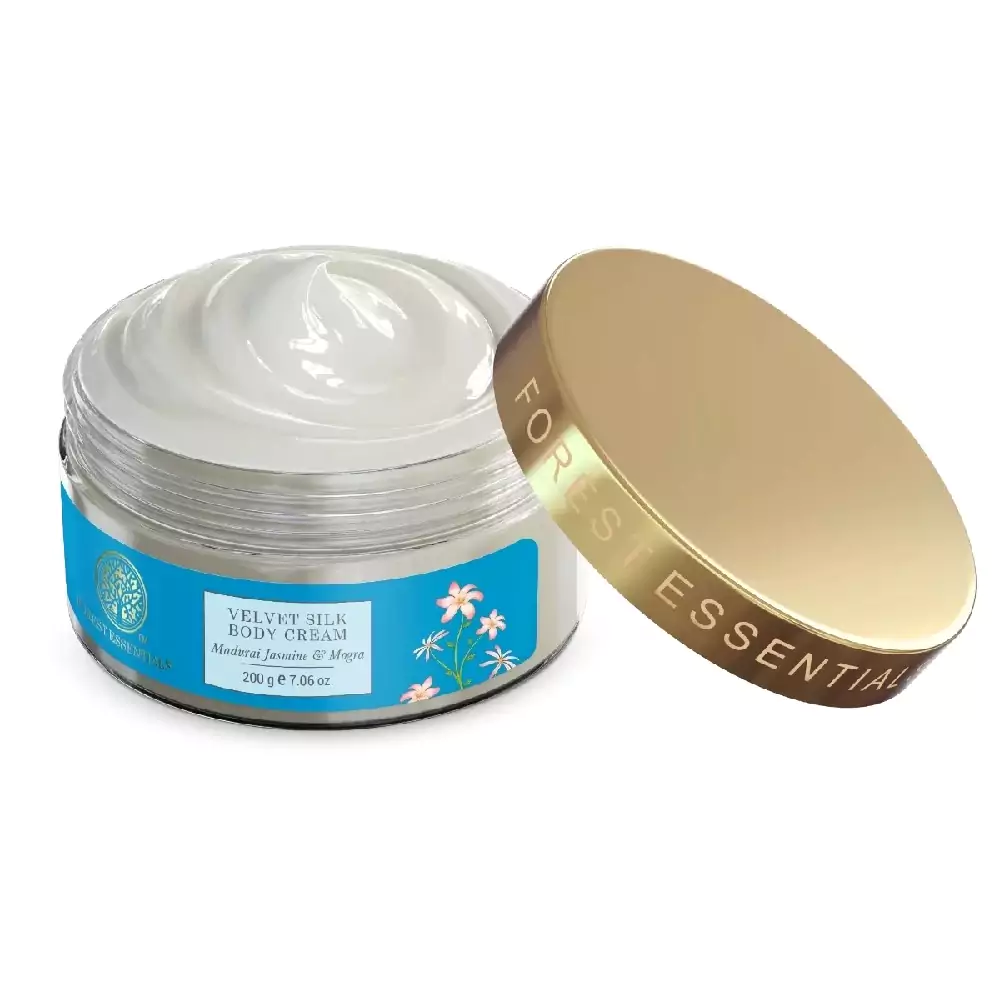 Velvet Silk Body Cream Madurai Jasmine & Mogra - Image 2
