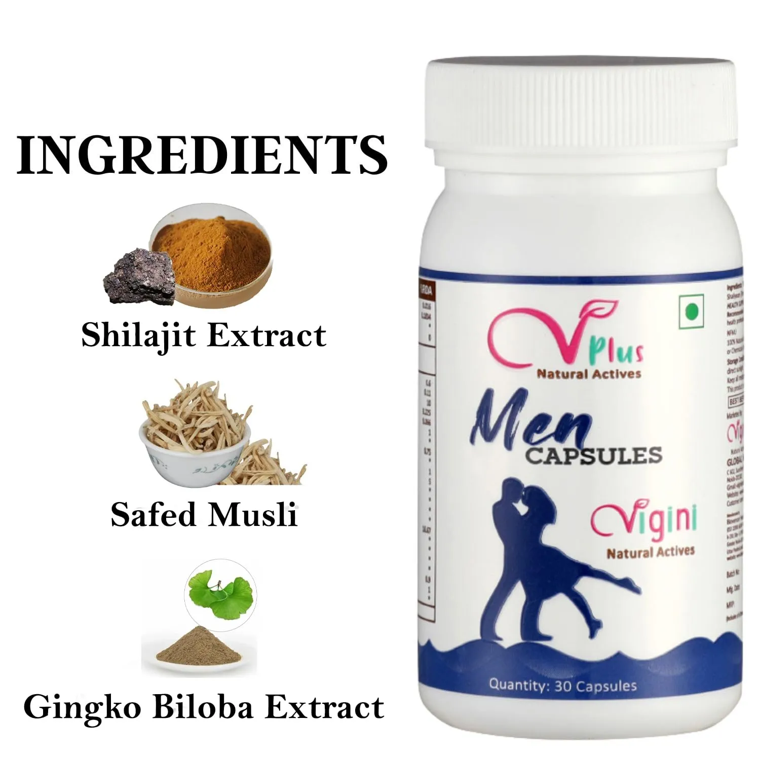 Vigini Natural Actives Men Capsules for Vitality Booster - Image 2