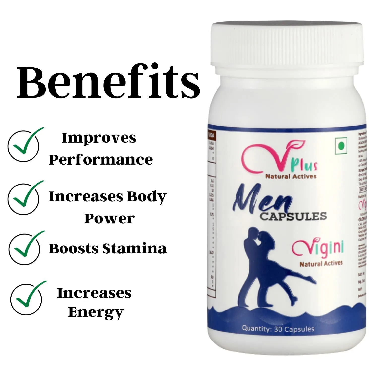 Vigini Natural Actives Men Capsules for Vitality Booster - Image 3