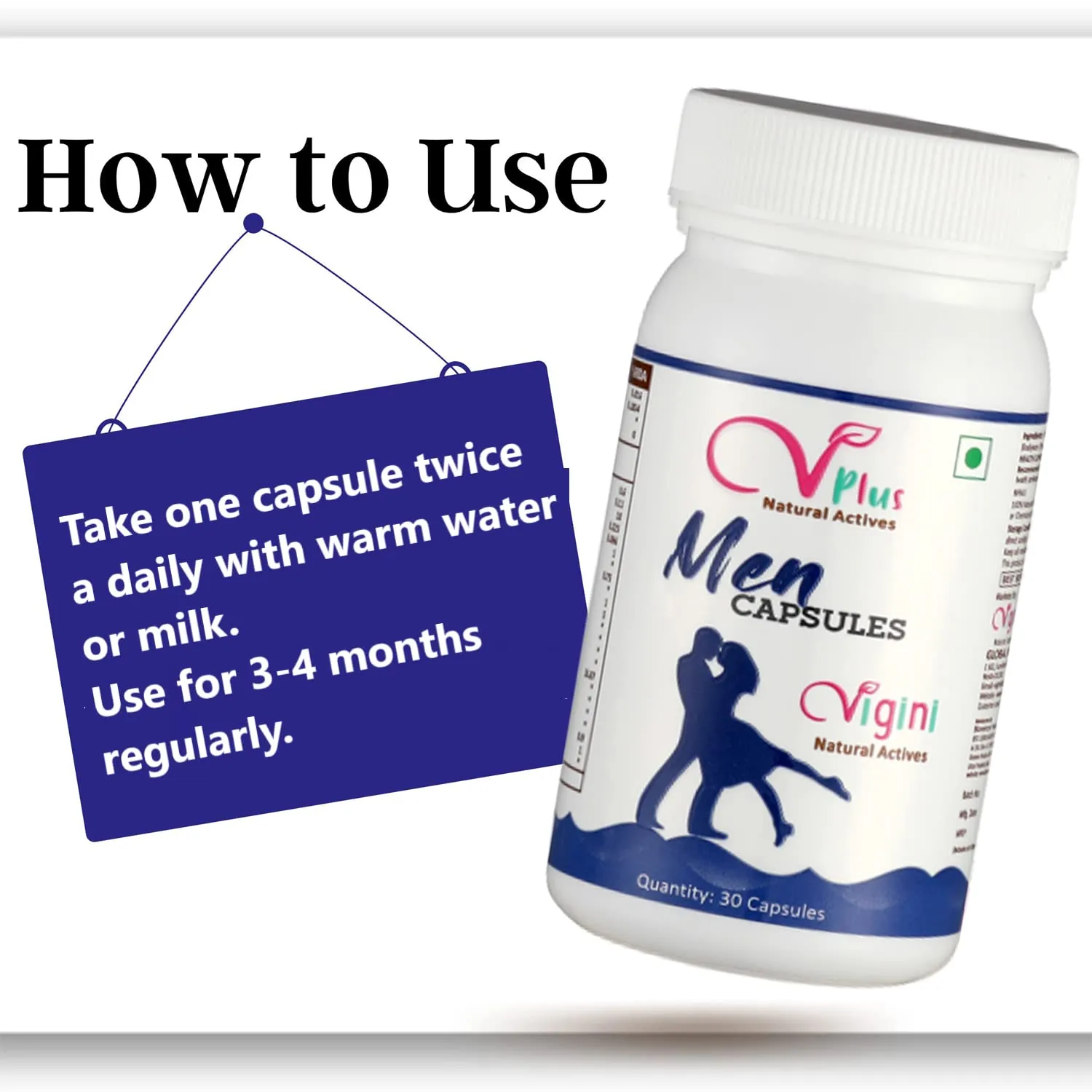Vigini Natural Actives Men Capsules for Vitality Booster - Image 5
