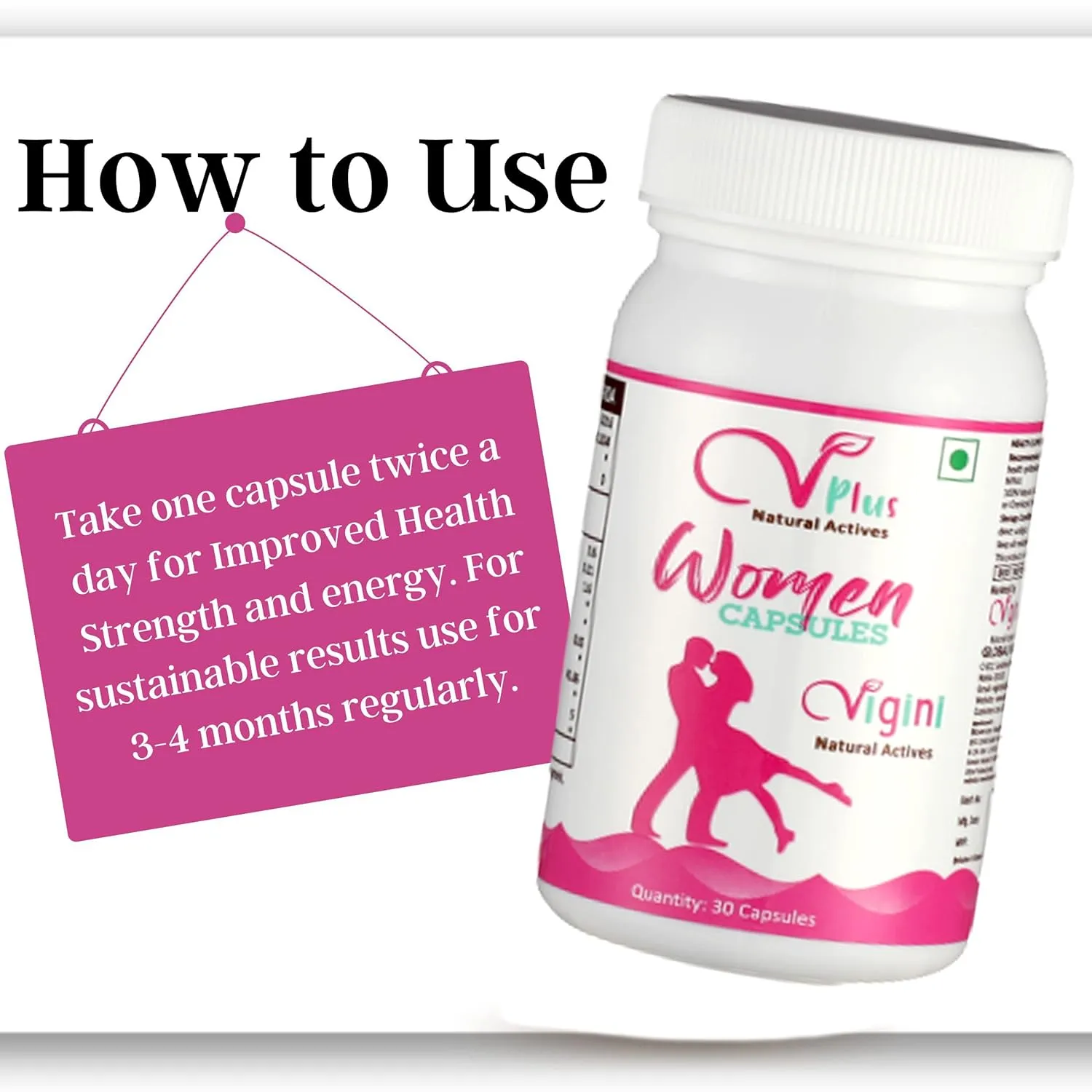 Vigini Natural Actives Performance Women Capsules - Image 3