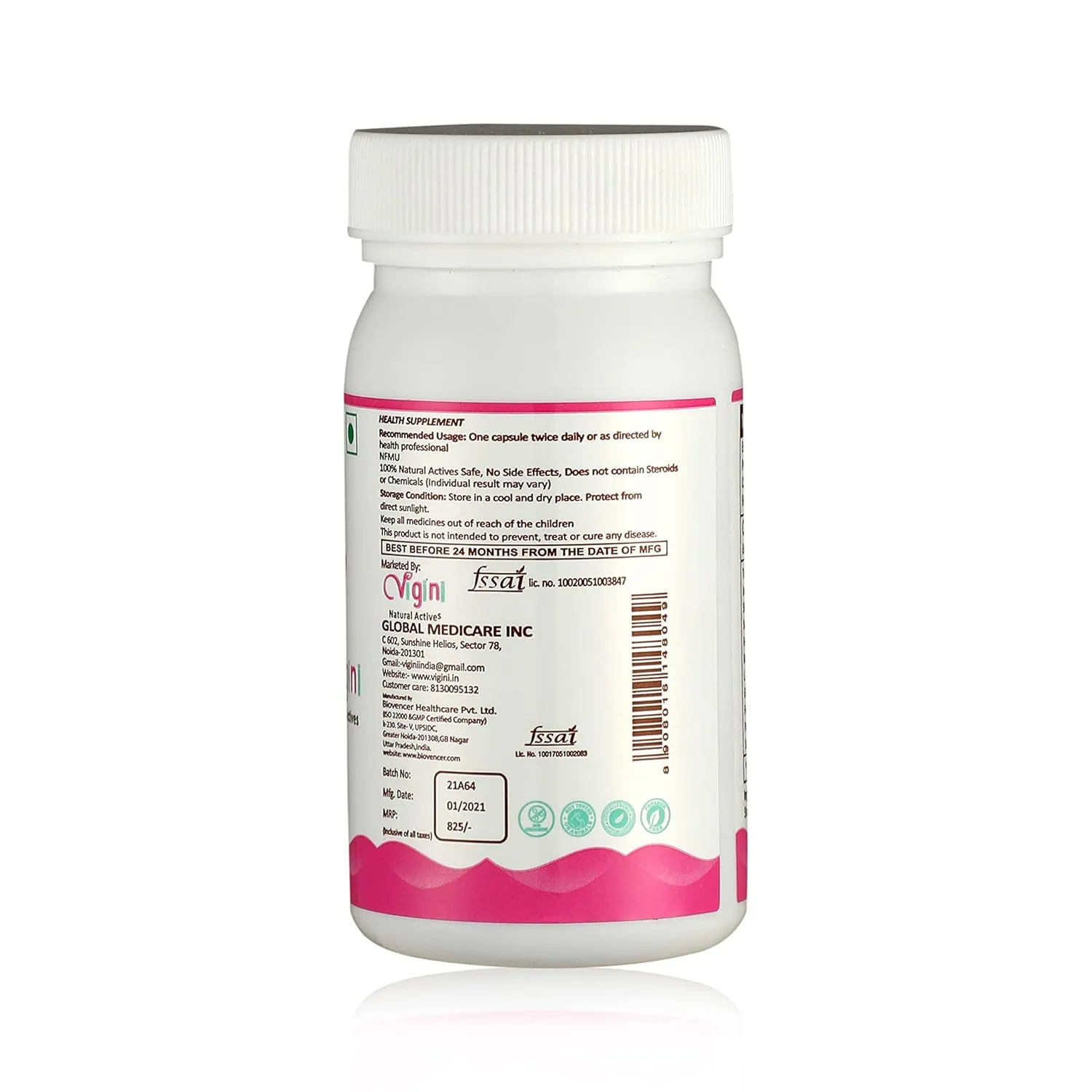 Vigini Natural Actives Performance Women Capsules - Image 4