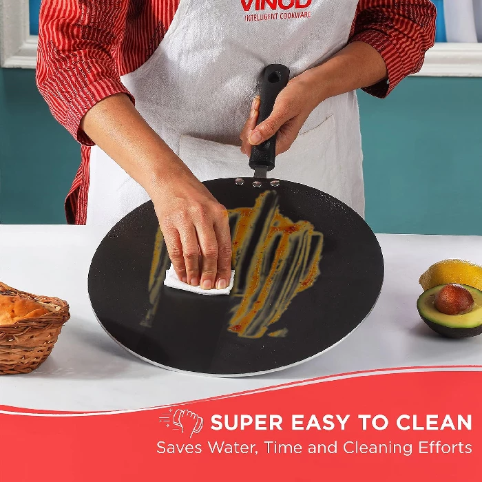 Vinod Aluminium Zest Non Stick Multi Tawa - 30 cm, 4mm /Triple Layer - Image 4