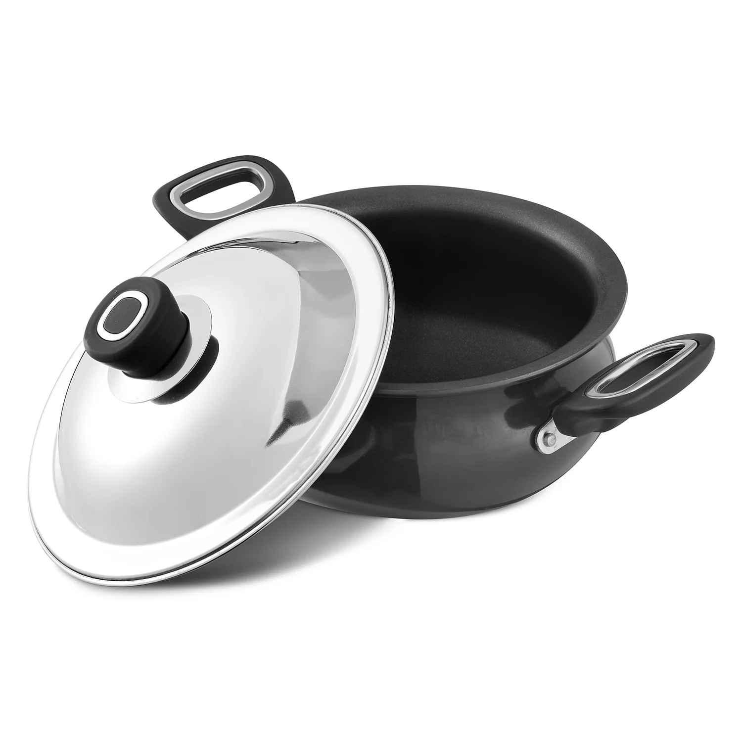 Vinod Cookware Hanos Handi With Lid (junior 3l)