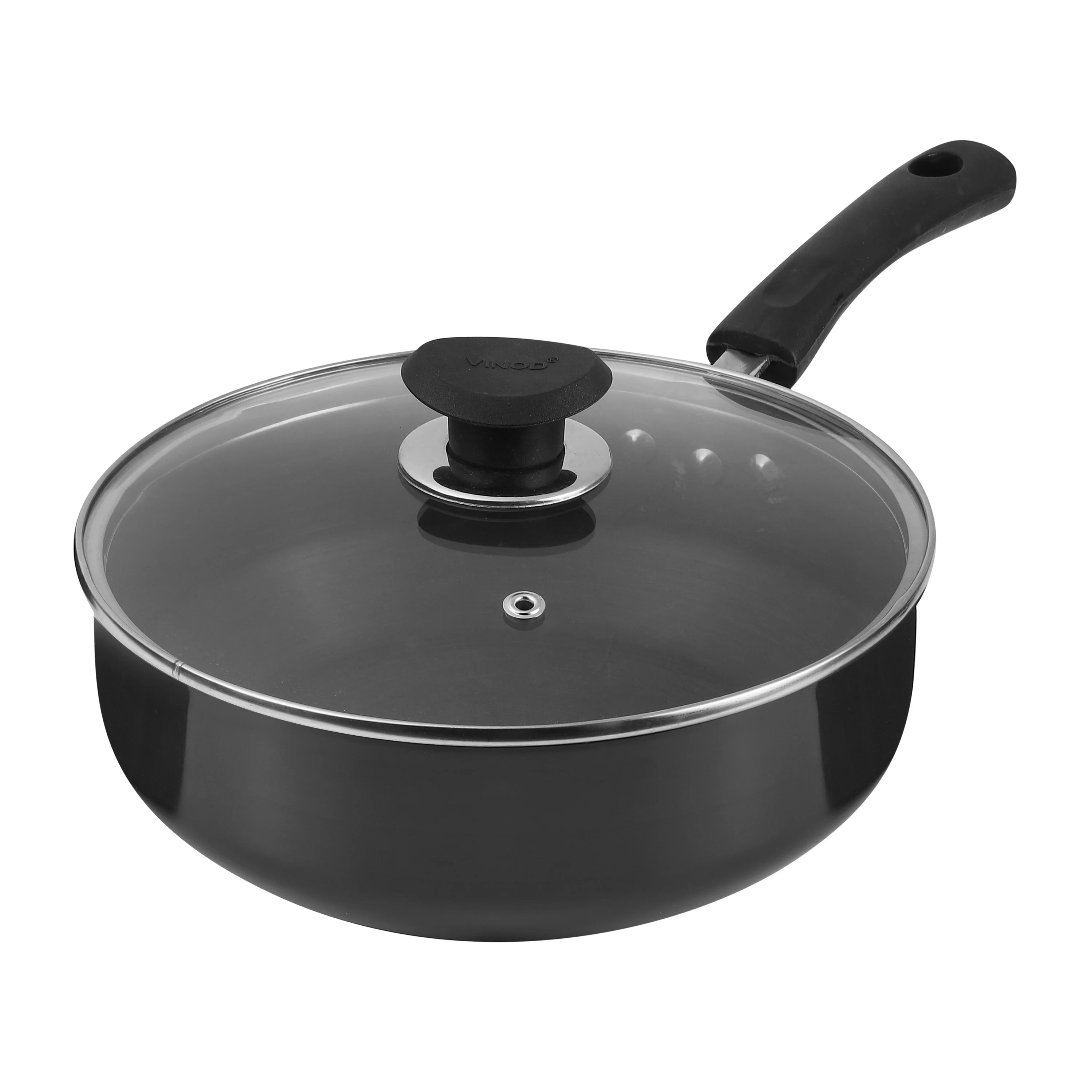 Vinod Hard Anodised All Purpose Pan Vinod Hard Anodised All Purpose Pan-Pack Size-24 cm