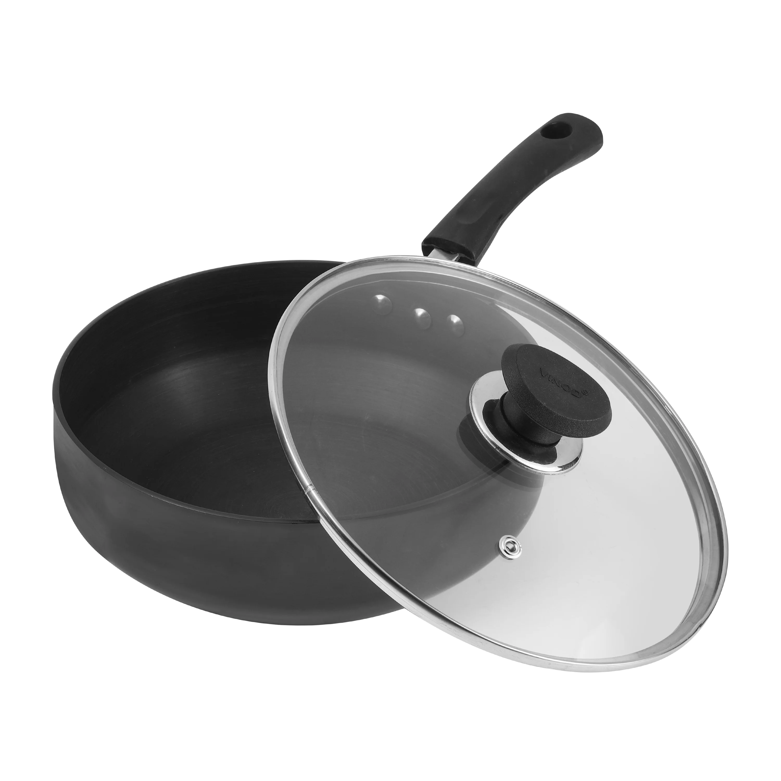 Vinod Hard Anodised All Purpose Pan 24cm - Image 2