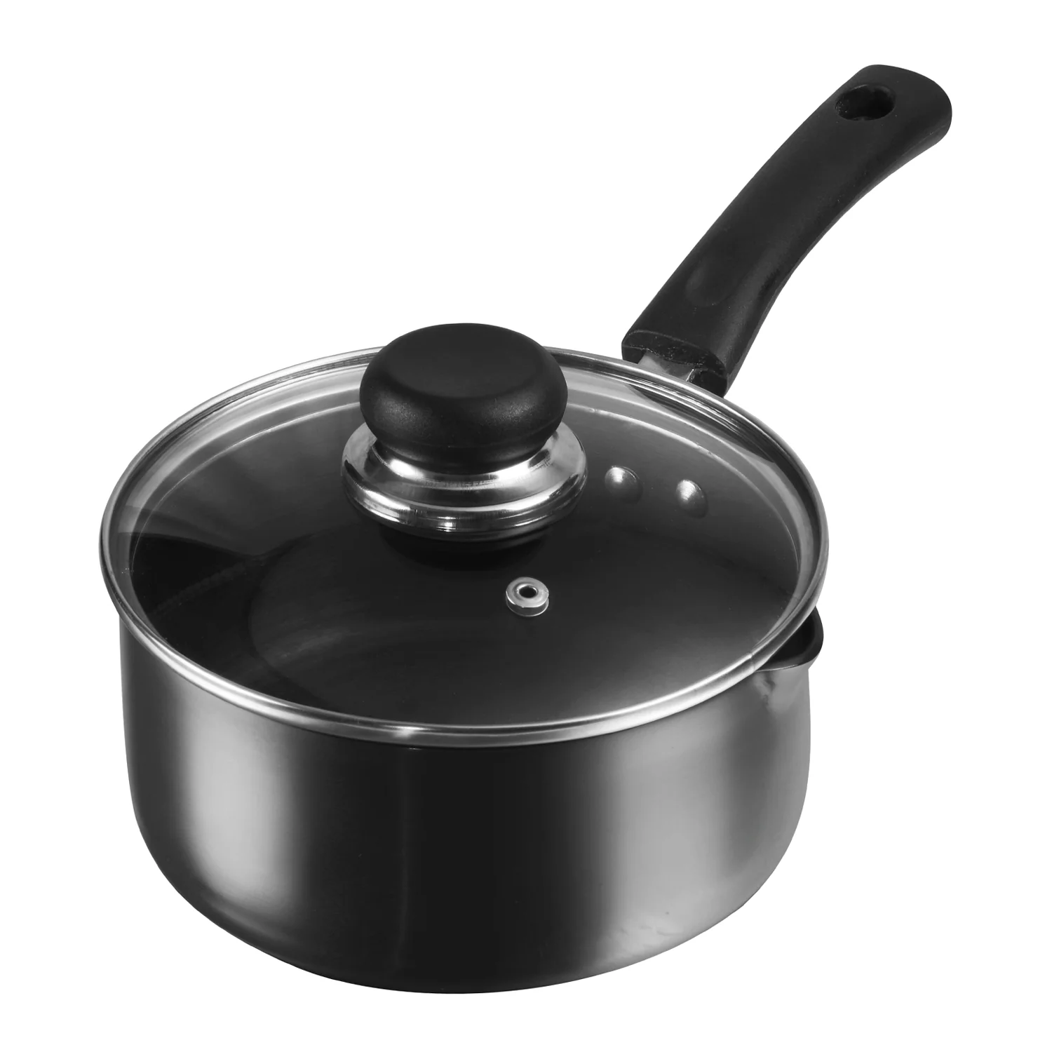 Vinod Hard Anodised Saucepan (Induction Friendly) With Lid - Image 2
