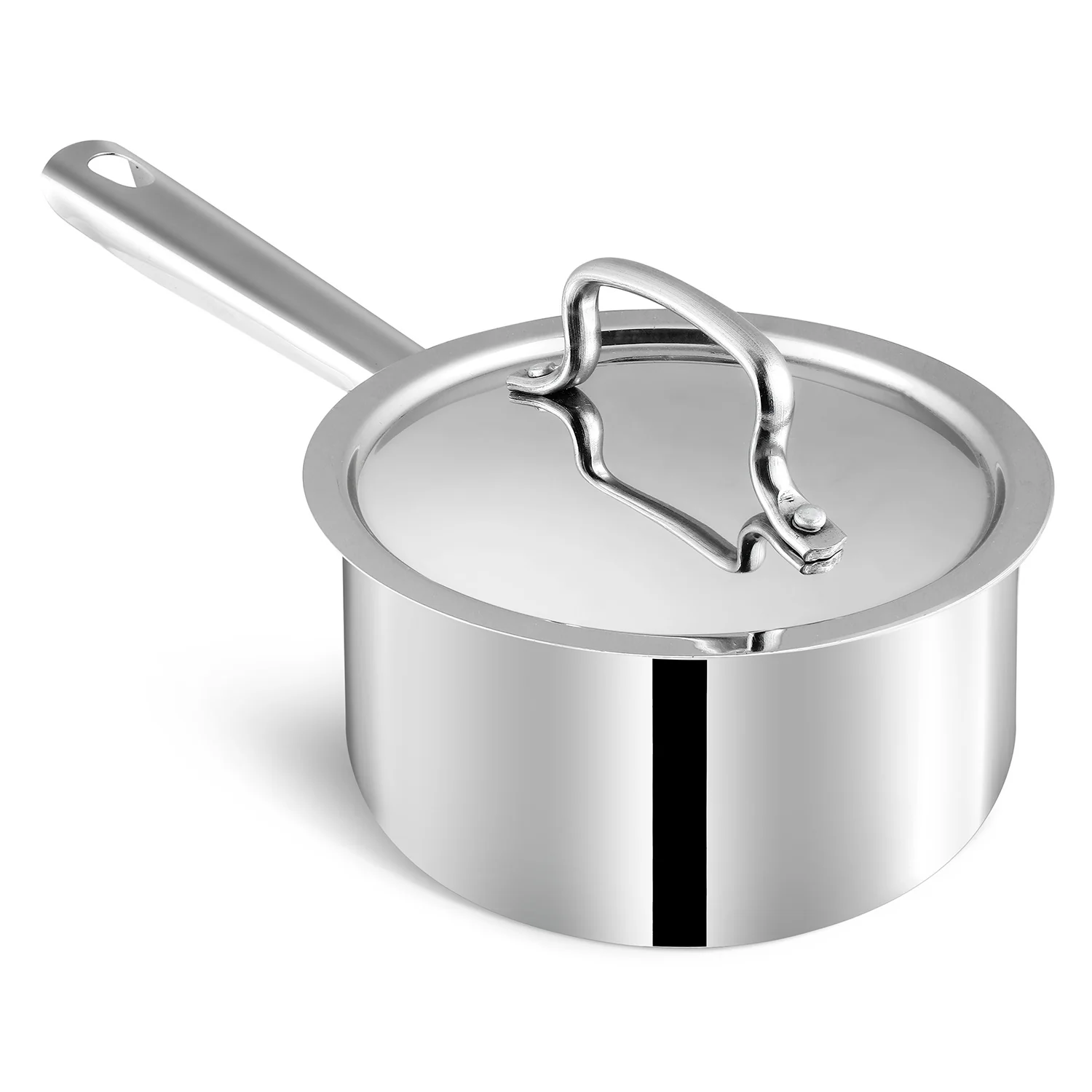 Vinod Cookware Kraft Futuretec Triply Stainless Steel Saucepan (Induction Friendly)