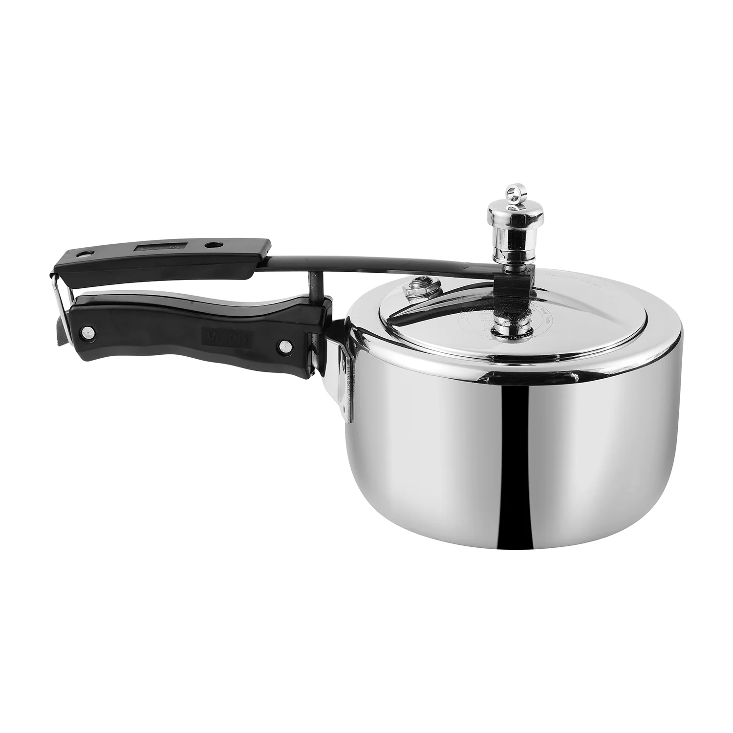 Vinod Cookware Platinum Straight Triply Stainless Steel Inner Lid Pressure Cooker