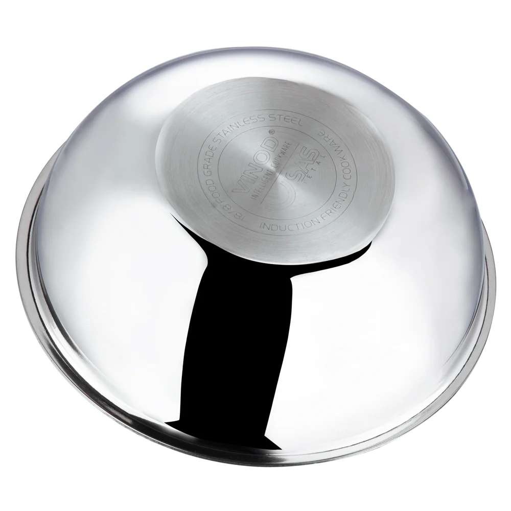 Vinod Cookware Platinum Triply Stainless Steel Extra Deep Tasla - Image 2