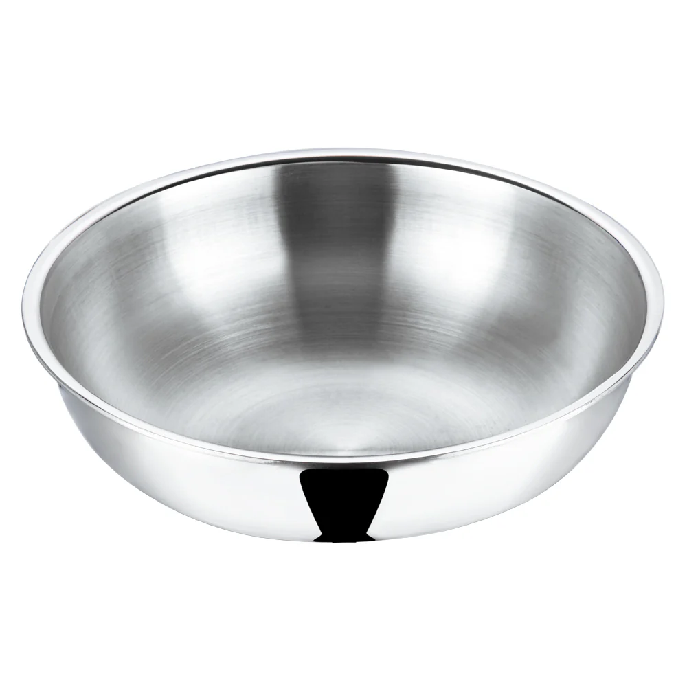 Vinod Cookwear Platinum Triply Stainless Steel Tasla (Induction Friendly)
