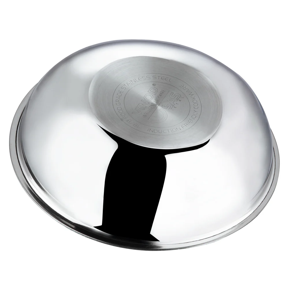 Vinod Cookwear Platinum Triply Stainless Steel Tasla (Induction Friendly) - Image 2