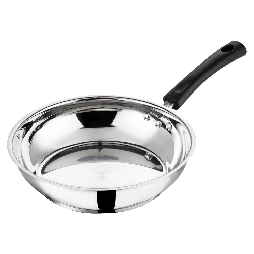 Vinod Cookware Stainless Steel Frypan (Induction Friendly) Without Lid 20cm - Image 2