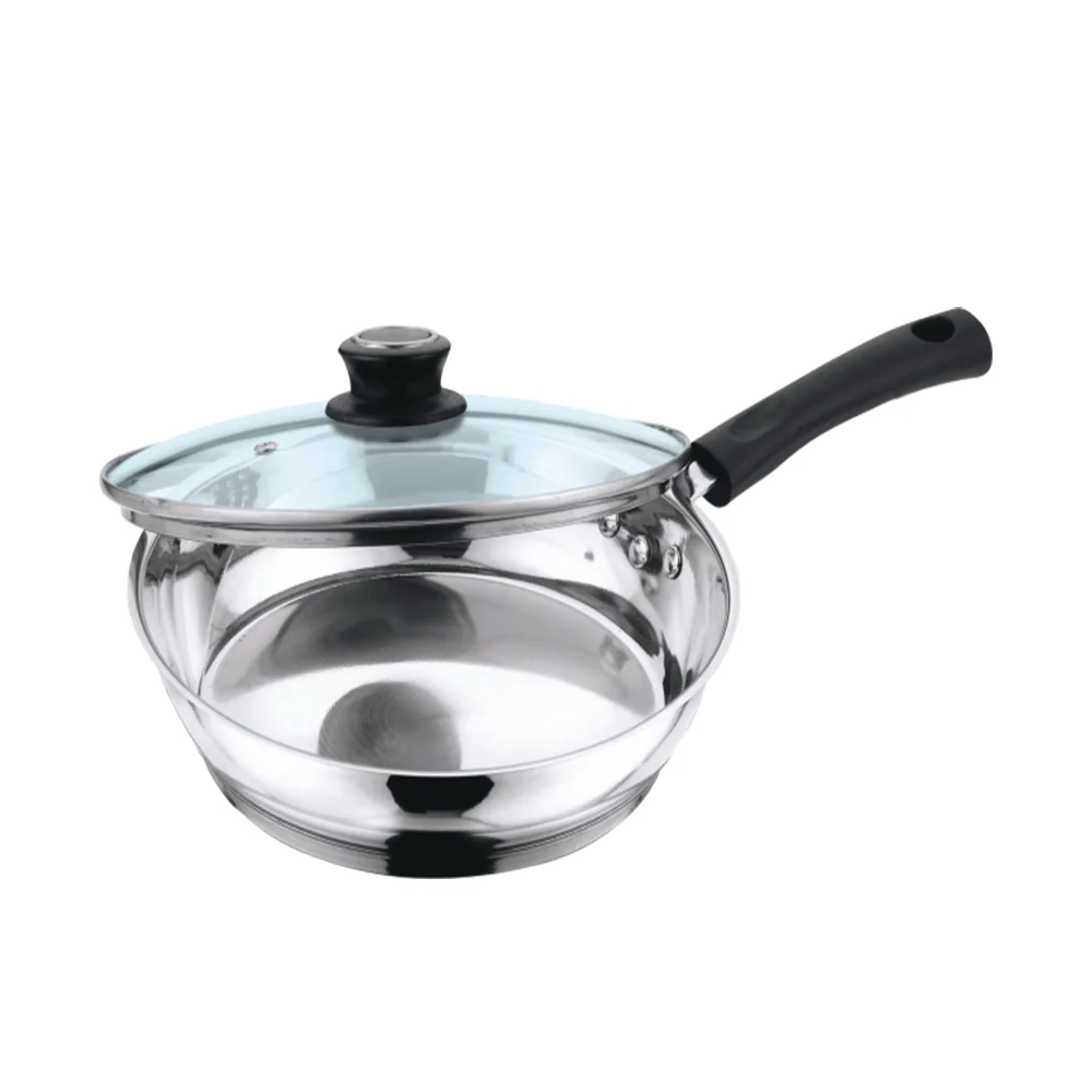Vinod Cookware Stainless Steel Frypan With Lid (induction Friendly) 20cm