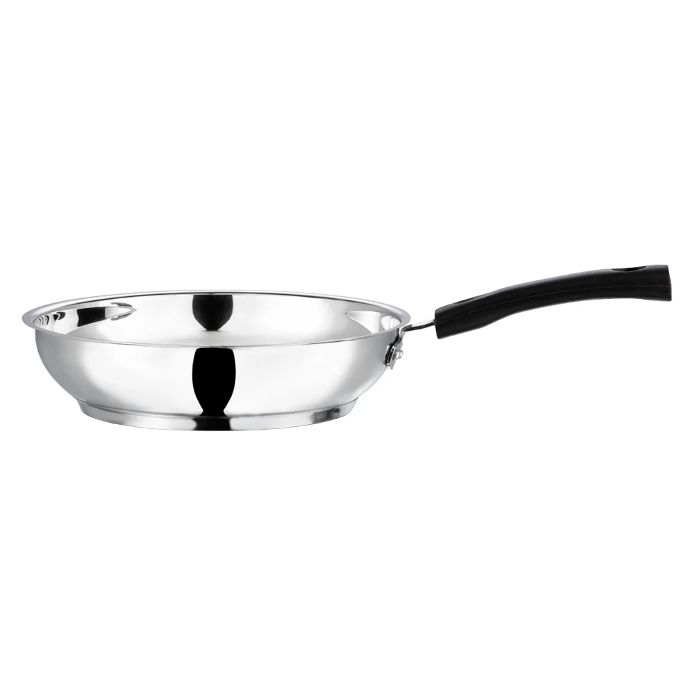 Vinod Cookware Stainless Steel Frypan with Lid (Induction Friendly) 20cm - Image 2