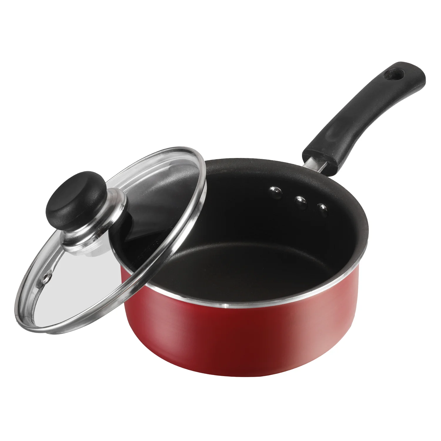 Vinod Cookware Zest Non Stick Saucepan With Lid (induction Friendly)