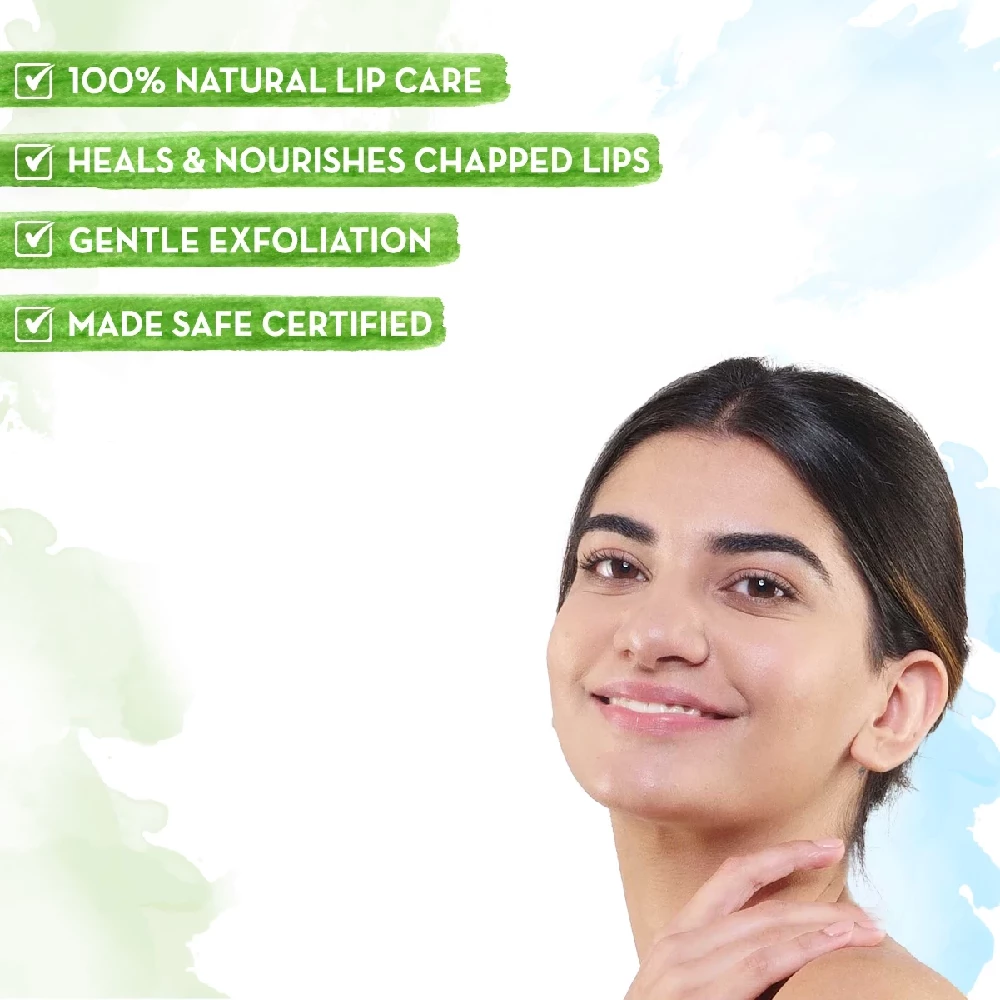Vitamin C 100% Natural Lip Care Kit With Lip Scrub & Lip Mask For Pink and Plump Lips - Image 2