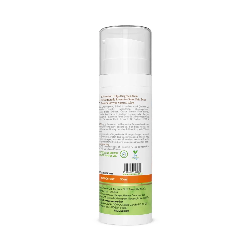 Vitamin C Daily Glow Face Serum With Vitamin C & Turmeric for Radiant Skin - Image 8