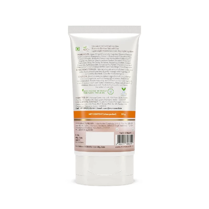 Vitamin C Daily Glow Lumi Cream with Vitamin C and Turmeric for Moisturizing Glow - Image 7