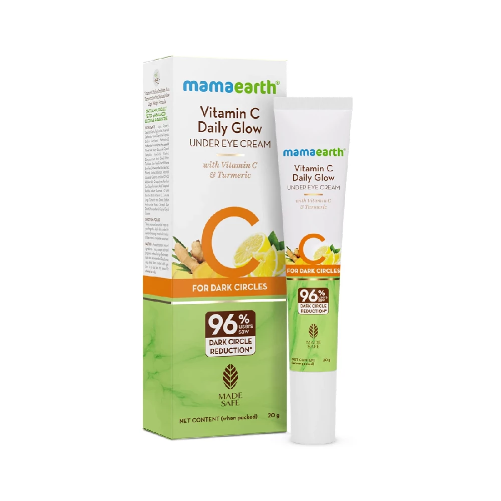 Vitamin C Daily Glow Under Eye Cream with Vitamin C & Turmeric for Dark Circle Reduction - Image 8