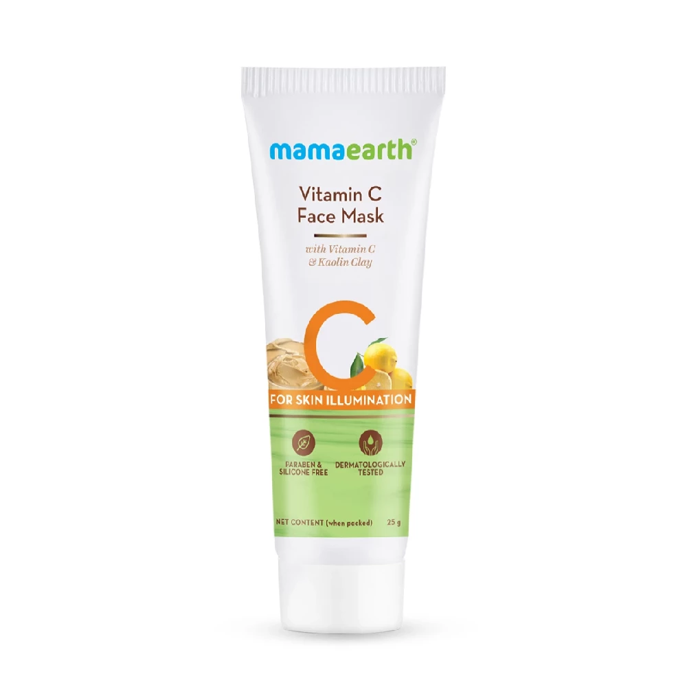 Vitamin C Face Mask With Vitamin C & Kaolin Clay for Skin Illumination - Image 7