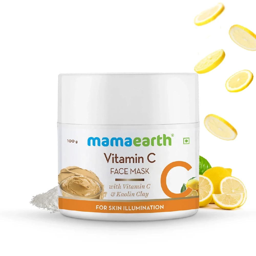 Vitamin C Face Mask With Vitamin C And Kaolin Clay For Skin Illumination