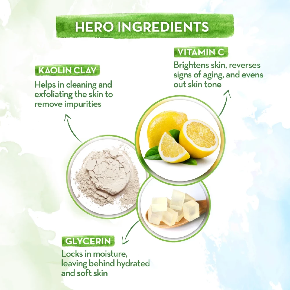 Vitamin C Face Mask With Vitamin C and Kaolin Clay for Skin Illumination - Image 3