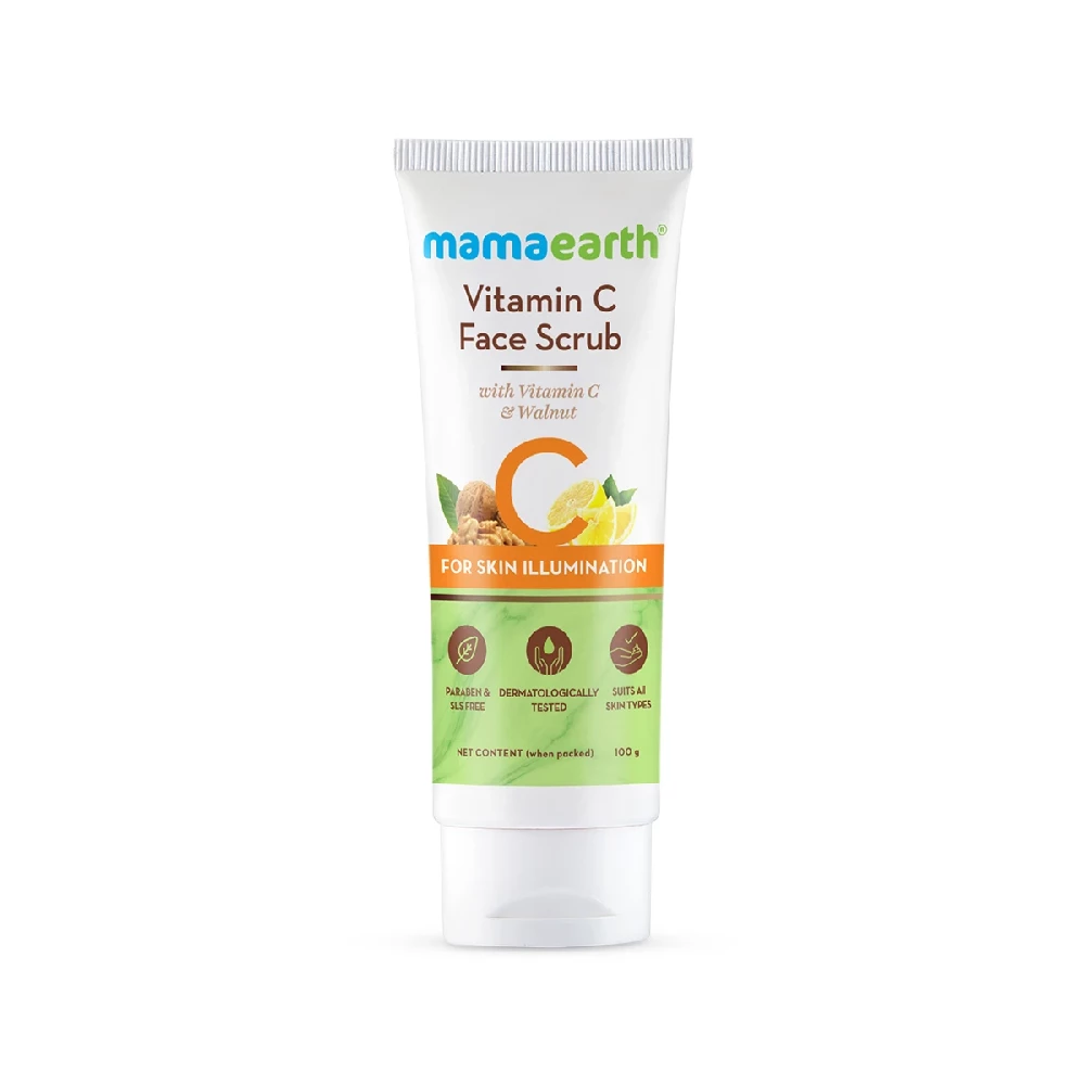 Vitamin C Face Scrub for Glowing Skin, With Vitamin C and Walnut For Skin Illumination - Image 7