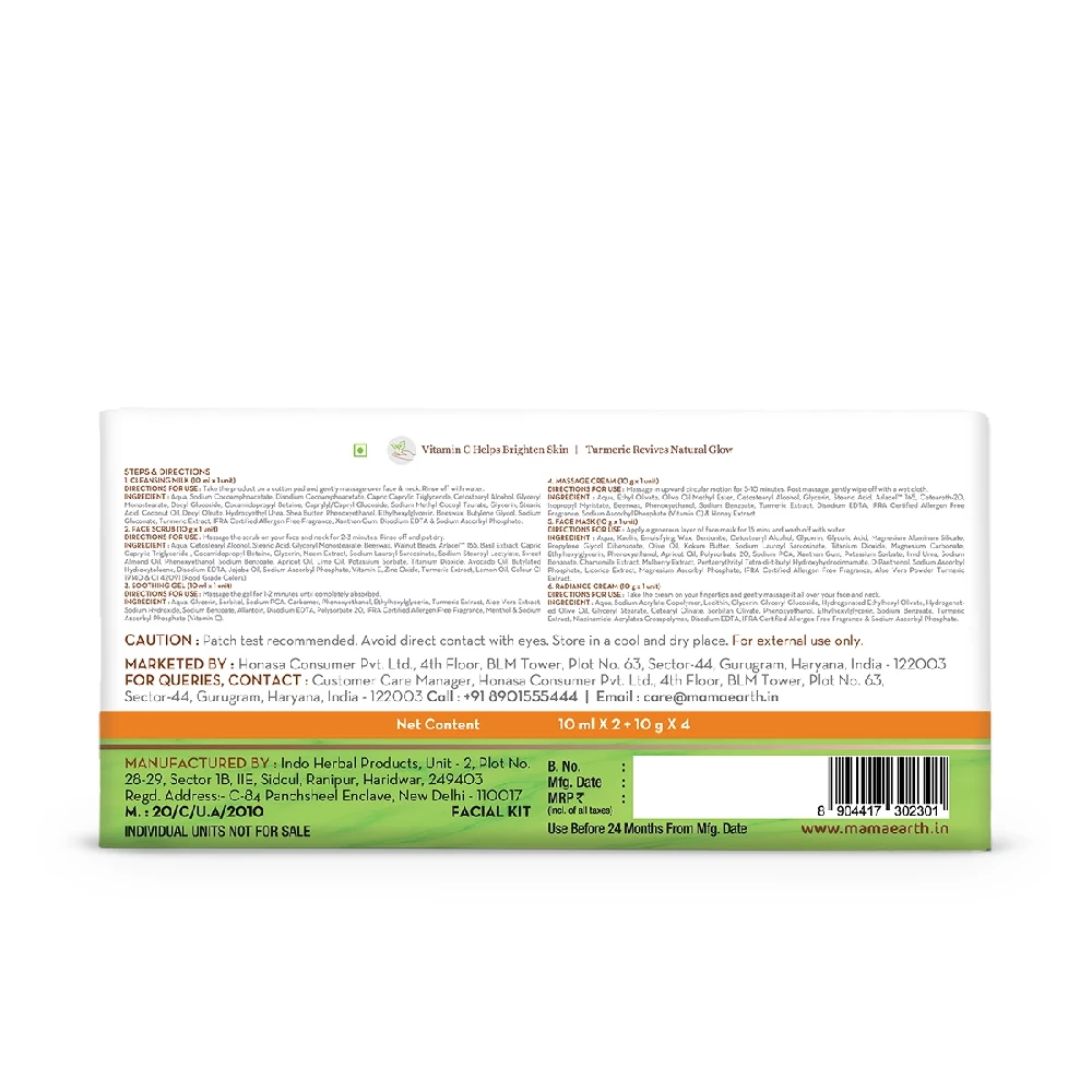 Vitamin C Facial Kit with Vitamin C & Turmeric for Skin Illumination - Image 14