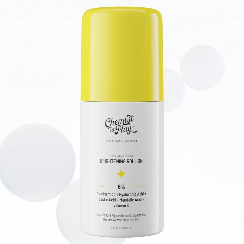 Chemist at Play Vitamin C Neck Knee Elbow Brightening Roll On Skin Whitening Chemist at Play Vitamin C Neck Knee Elbow Brightening Roll On Skin Whitening-Pack Size-40 ml