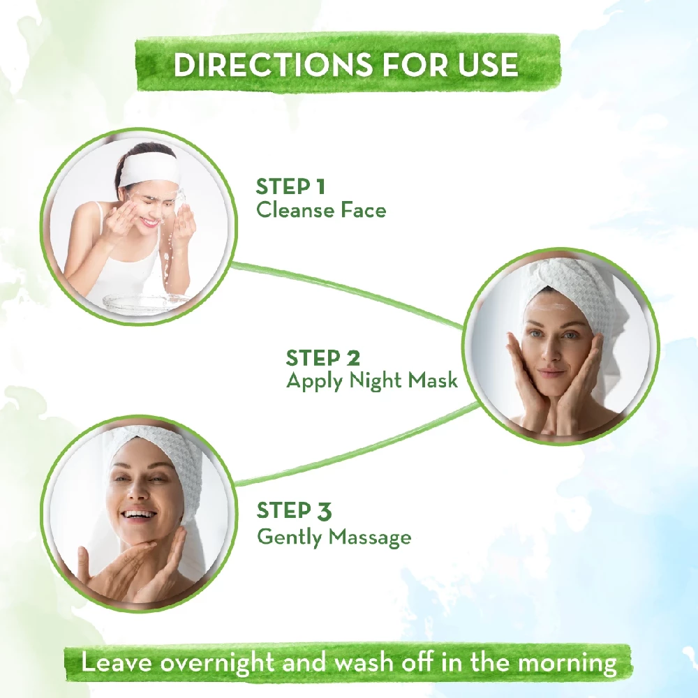 Vitamin C Sleeping Mask with Aloe Vera for Skin Illumination - Image 5