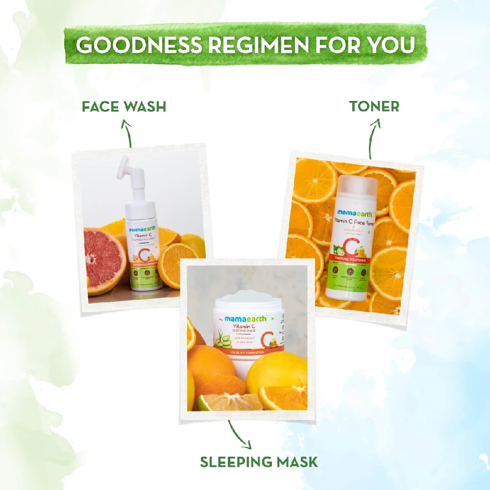 Vitamin C Sleeping Mask with Aloe Vera for Skin Illumination - Image 6