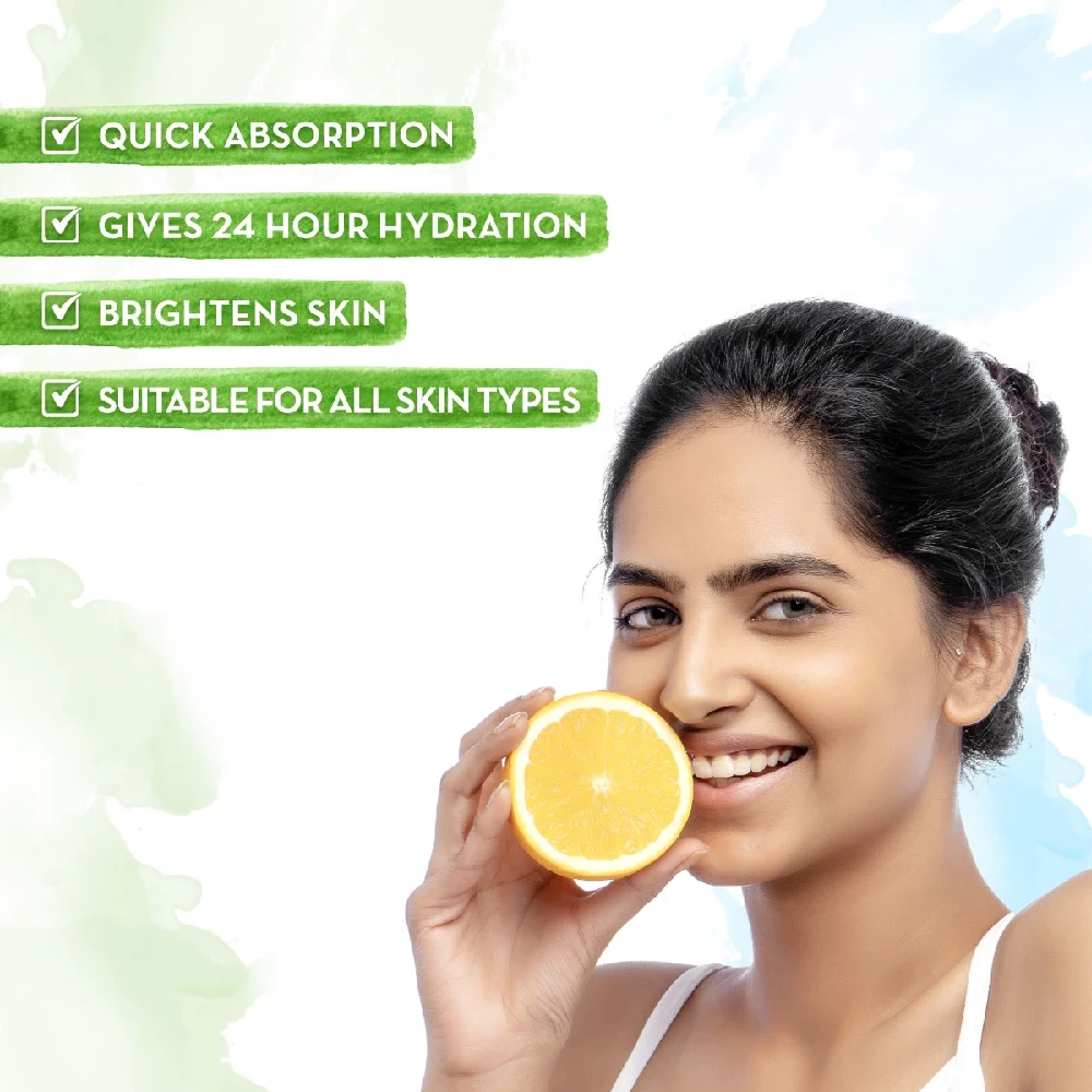 Mamaearth Vitamin C Ultra Light Gel Oil-Free Moisturizer with Vitamin C and Aloe Vera Water for Glowing Hydration - Image 2