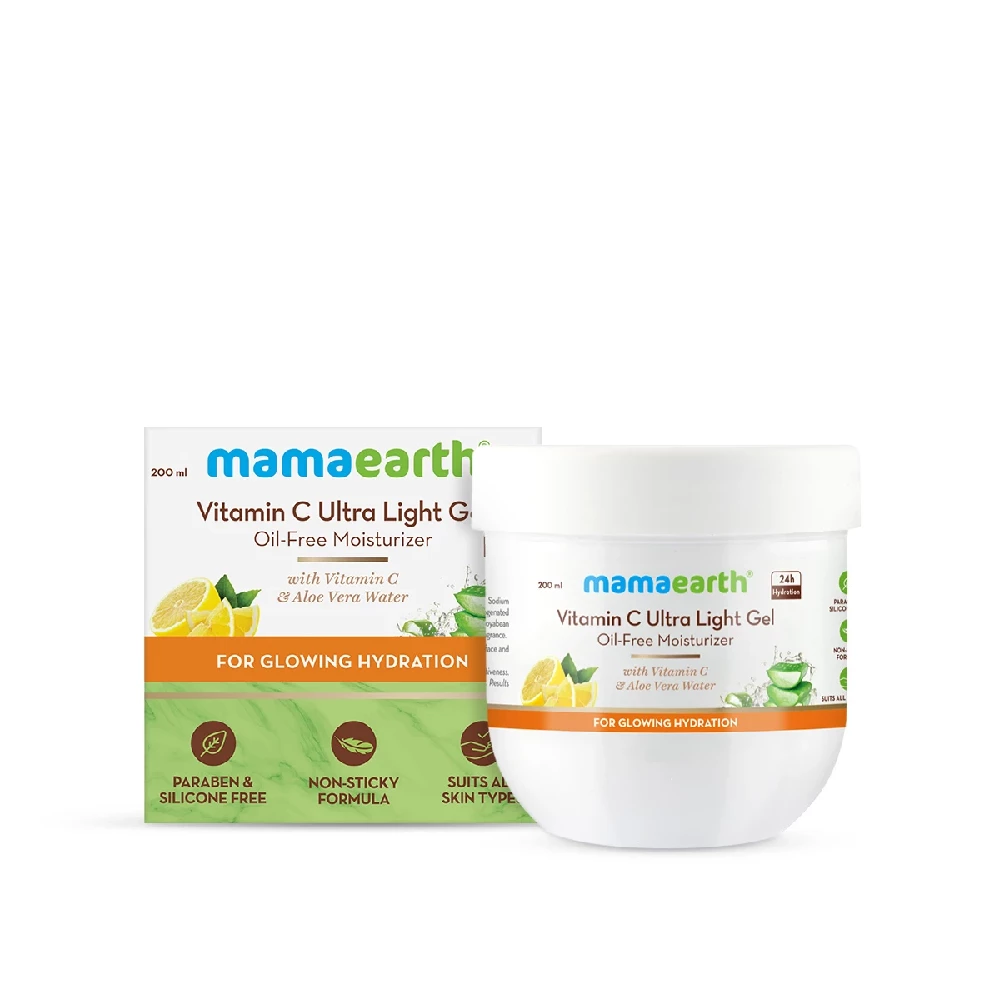 Mamaearth Vitamin C Ultra Light Gel Oil-Free Moisturizer with Vitamin C and Aloe Vera Water for Glowing Hydration - Image 7