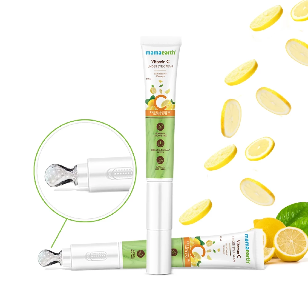 Vitamin C Under Eye Cream With Gotu Kola & Niacinamide For Brightening Under Eyes