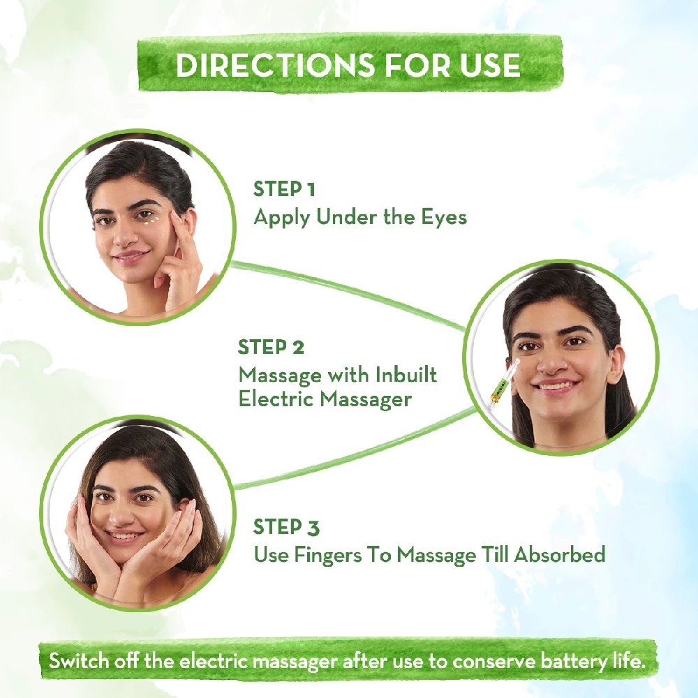 Vitamin C Under Eye Cream with Gotu Kola & Niacinamide for Brightening Under Eyes - Image 4