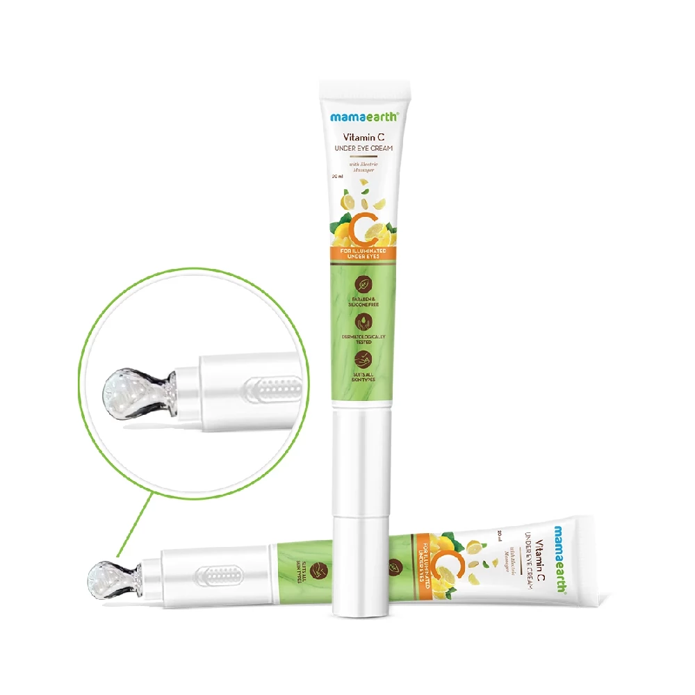 Vitamin C Under Eye Cream with Gotu Kola & Niacinamide for Brightening Under Eyes - Image 7