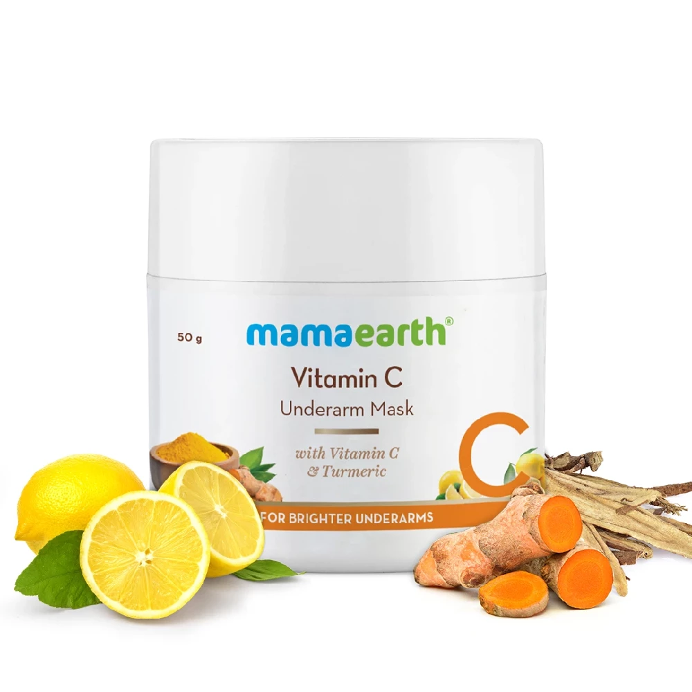 Vitamin C Underarm Mask with Vitamin C & Turmeric for Brighter Underarms Vitamin C Underarm Mask with Vitamin C & Turmeric for Brighter Underarms-Pack Size-50g