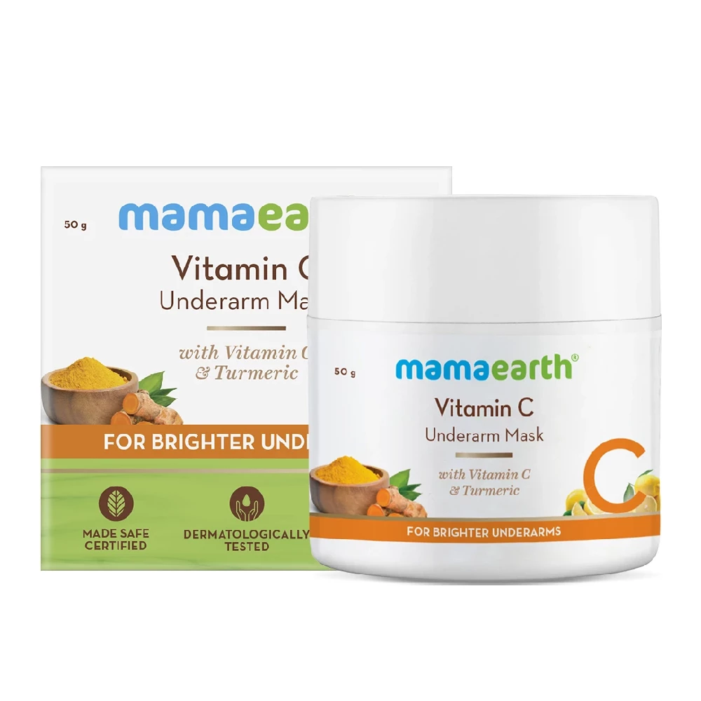 Vitamin C Underarm Mask with Vitamin C & Turmeric for Brighter Underarms - Image 3