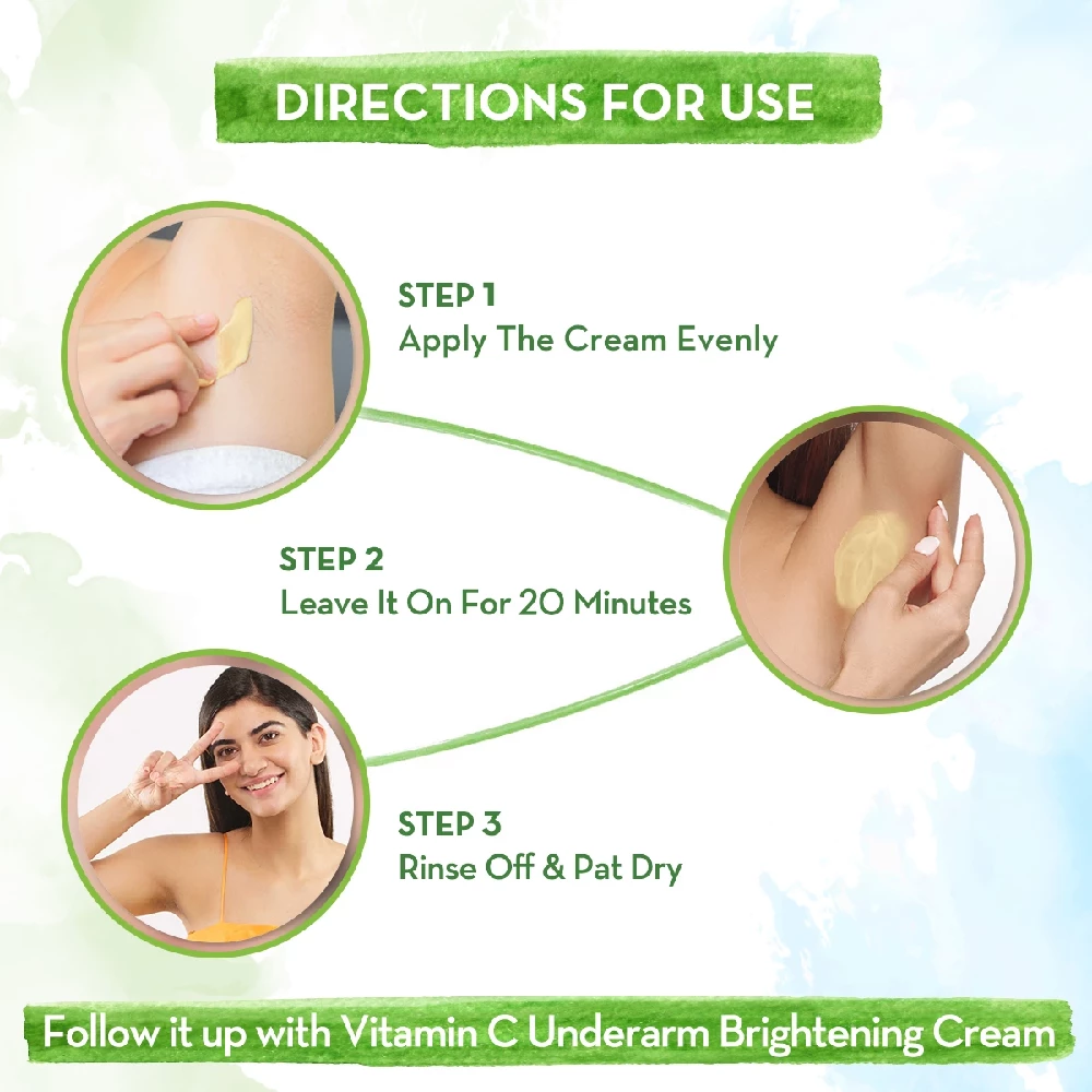 Vitamin C Underarm Mask with Vitamin C & Turmeric for Brighter Underarms - Image 6