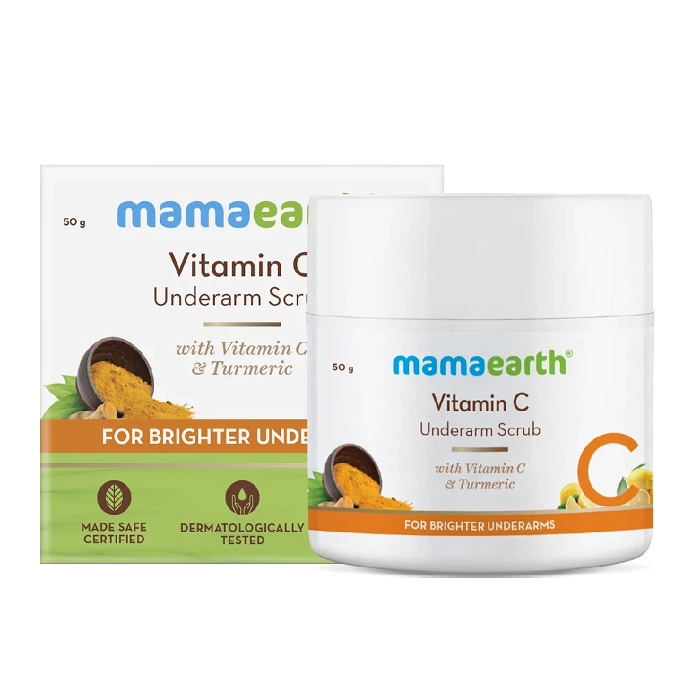 Vitamin C Underarm Scrub with Vitamin C and Turmeric for Brighter Underarms - Image 3