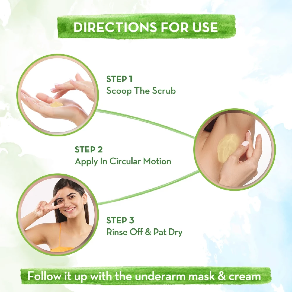 Vitamin C Underarm Scrub with Vitamin C and Turmeric for Brighter Underarms - Image 6