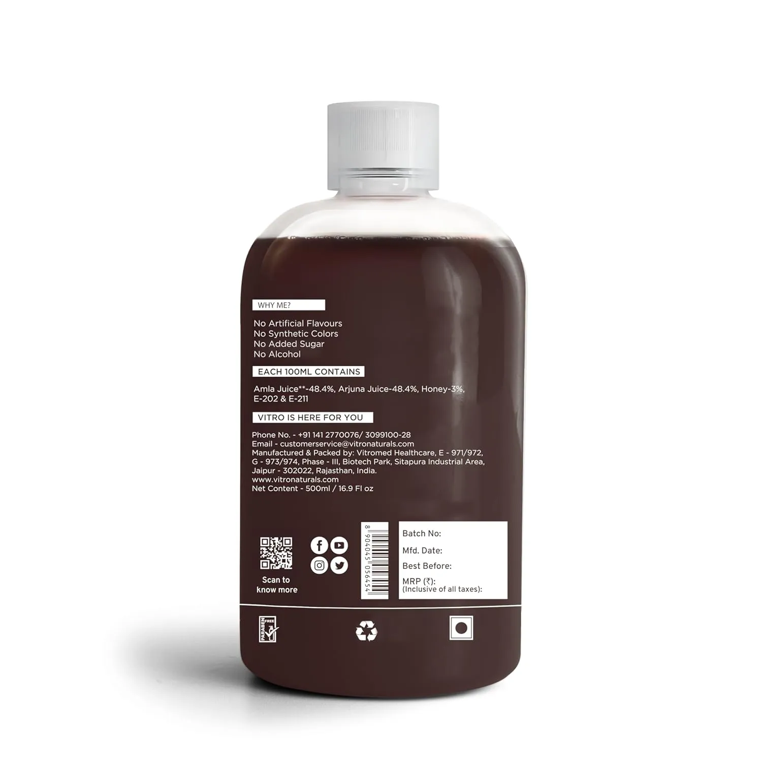 Vitro Naturals I Am Healing Amla Arjuna Juice - Image 3