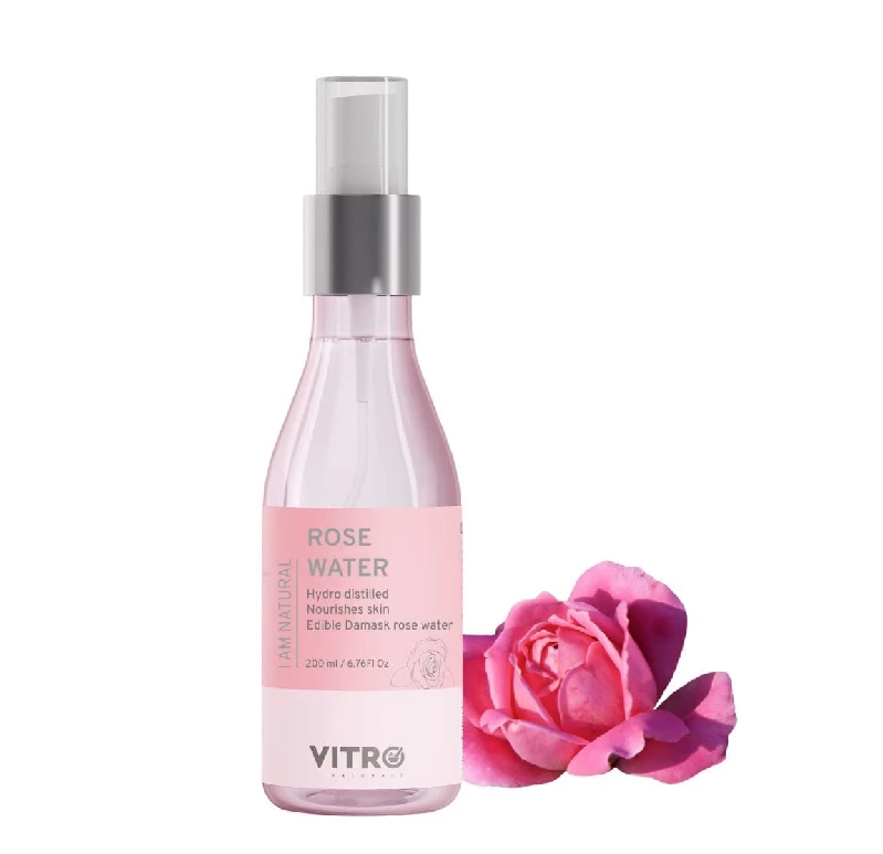 Vitro Rose Water Spray For Face With 100 Pure Natural